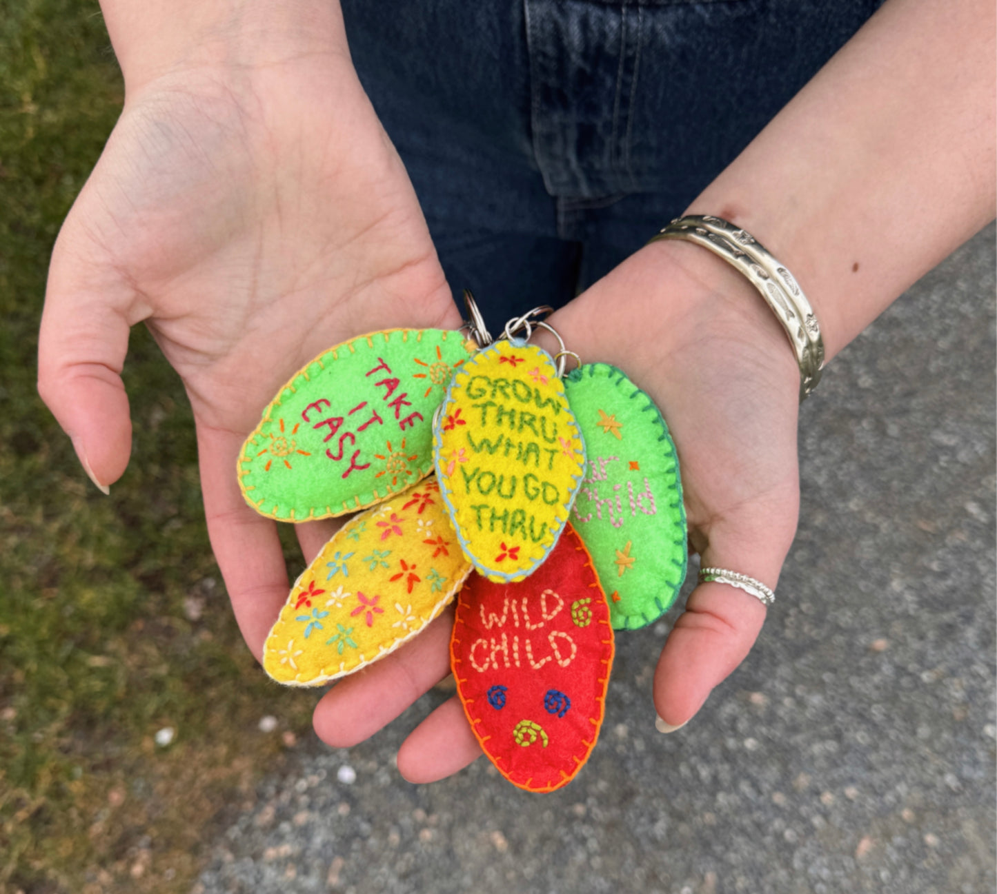 Custom Felt Motel Keyrings
