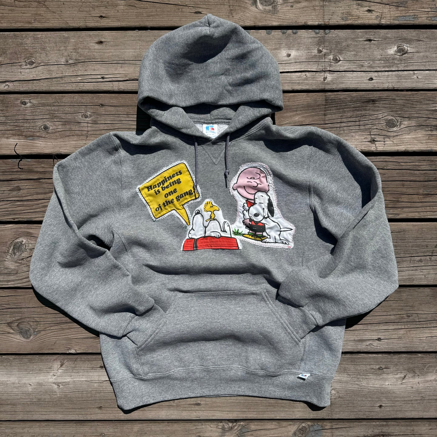 Peanuts Patchwork Vintage Hoodie